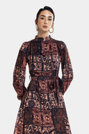 VINTAGE RUFFLE DRESS -SIMON