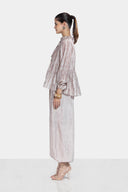 SOFT STRIPE BLOUSE -BEIGE
