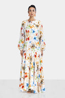 FLOWY FLOWERED DRESS -MIXED