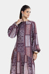 MAJESTIC FLOW DRESS -Burgundy
