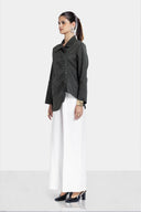 PURE LINEN SHIRT -OLIVE