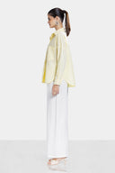 OVERSIZE LINEN SHIRT -Yellow