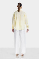 OVERSIZE LINEN SHIRT -Yellow