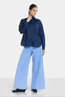 OVER SIZED SHIRT -Dark Blue