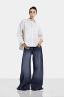 OVERSIZE LINEN SHIRT -Beige