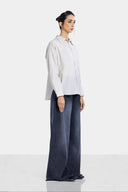 OVERSIZE LINEN SHIRT -Beige