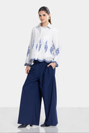 COASTAL BLOOM SHIRT -WHITE