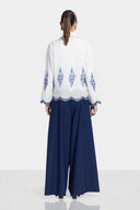 COASTAL BLOOM SHIRT -WHITE