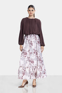 FLOWERED SKIRT -SIMON