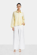 COASTAL BLOOM SHIRT - YELLOW