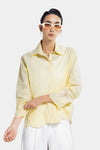 COASTAL BLOOM SHIRT - YELLOW