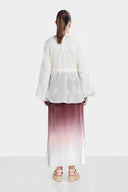 MAXI PLEATED SKIRT -SIMON