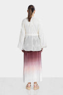 EMBROIDERY BLOUSE -OFF WHITE