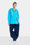 WITH HOODIE OVERSIZE SHIRT