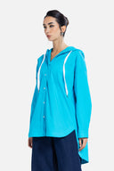 WITH HOODIE OVERSIZE SHIRT