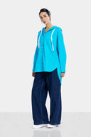 WITH HOODIE OVERSIZE SHIRT