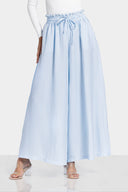 HIGH WAIST COMFY PANTS -BABY BLUE