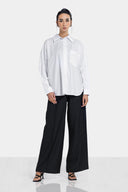OVER SIZED SHIRT -White