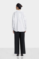 OVER SIZED SHIRT -White