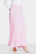 PLEATED SKIRT  -PINK