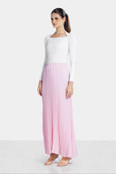 PLEATED SKIRT  -PINK