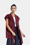 UTILITY VEST -MAROON