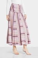 ART STRIPE SKIRT -SIMON