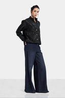JACQUARD JACKET -BLACK