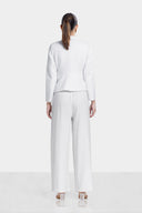 DOUBLE-BREASTED BLAZER -WHITE