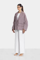 LINEN OVERSIZED JACKET