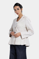 LUXURY LINEN BLAZER -Beige