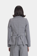 WRAPPED CAROH BLAZER -GRAY