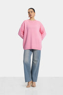 BRIGHT KNIT PULLOVER -PINK