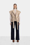 CROPPED EYE LETS VEST