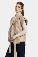 CROPPED EYE LETS VEST