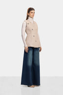 EYE LETS LEATHER VEST