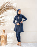 SLIM SWIMPANT - LIGHT BLUE BLACK