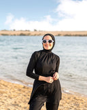 SWIMSHIRT PLAIN - BLACK