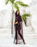 BROWN CHARM SWIM KIMONO